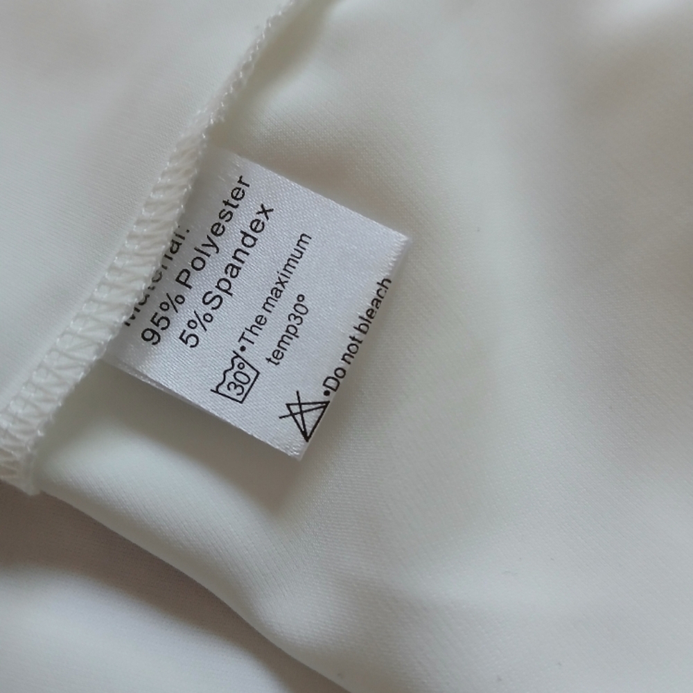 White Cap Tulip Sleeve Pleated Blouse XL - Picture 9 of 9